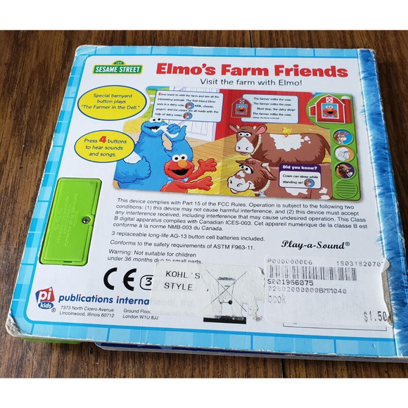 Sesame Street Childrens Book Lot of 3 Picture Board Books Elmo and Big Bird - Picture 4 of 16